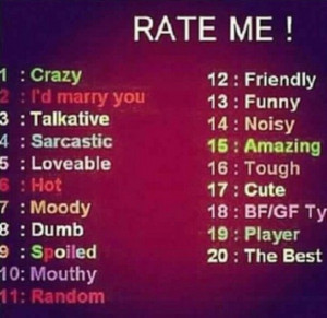 Rate Me