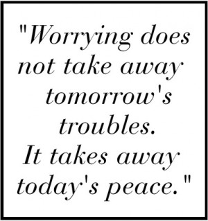 worrying
