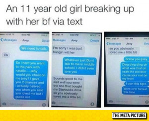 Girl Breaks Up With Her Boyfriend | Funny Pictures and Quotes
