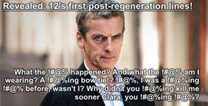 The 12th Doctor's First Lines Revealed!