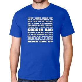 Soccer Dad Quotes Dark T-Shirt