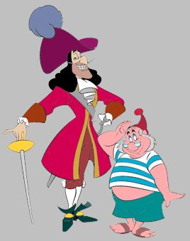 Captain Hook & Mr. Smee alex and i for halloween Captain Hook