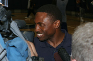 Coach Avery Johnson fields questions about the upcoming season.