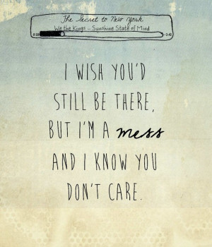 Go Back > Gallery For > We The Kings Quotes From Lyrics