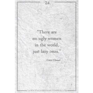 Quote card, Coco Chanel quote, encouragment card hand printed
