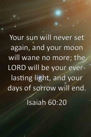 Isaiah 60:20