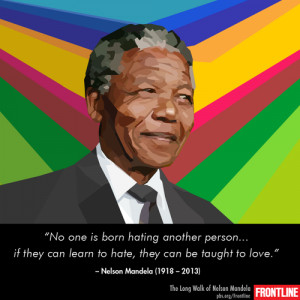 God bless Nelson Mandela.