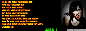 Jessie J Who's Laughing Now Profile Facebook Covers