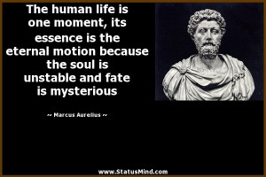 ... and fate is mysterious - Marcus Aurelius Quotes - StatusMind.com