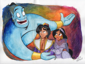 Aladdin Jasmine And Genie