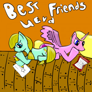 Bffl Logo Me and my bffl just chillin - fan art - mlp forums