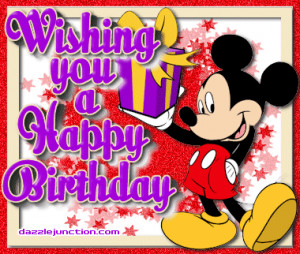 Mickey Happy Birthday Picture for Facebook