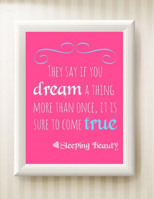 Nursery Sleeping Beauty Quote 8x10 INSTANT by ChristensenDigitals, $3 ...