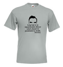 Morrissey The Smiths Quote Tee Shirt - Long Hair Is An Unpardonable ...