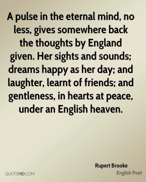 Rupert Brooke English Poet
