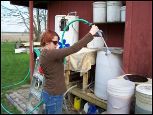 Rainwater Used For Bathing