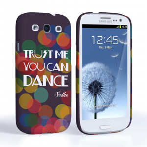 ... Caseflex Samsung Galaxy S3 Mini Vodka Dance Quote Hard Case – Purple