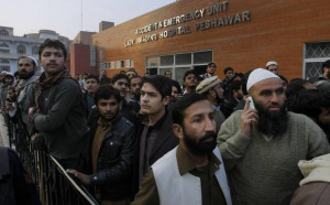 ... attack on a military-run school are being treated in Peshawar