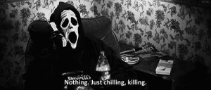 ... white, chilling, film, funny, horror, kill, killing, mask, movie, n