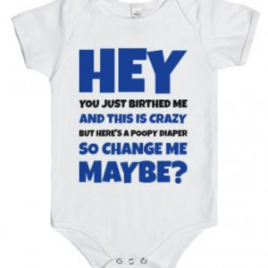 Change Me Maybe (Boy)-Unisex White Baby Onesuit More