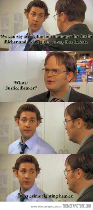 Funny photos funny Jim Dwight scene The Office