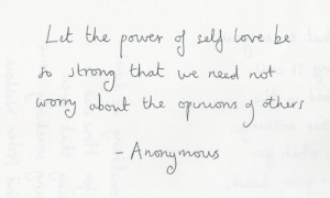 the power of self love