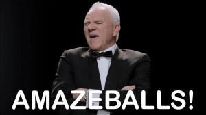 Malcolm McDowell: AMAZEBALLS!