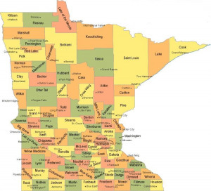 Minnesota State Map