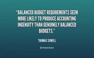 Balanced Budget quote #2