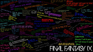 Final Fantasy 9 Character Quotes Final fantasy ix quote wall by