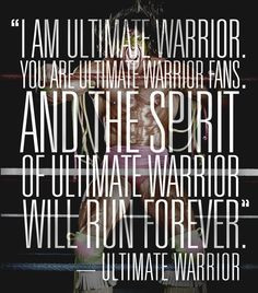 warrior quot ultim warrior