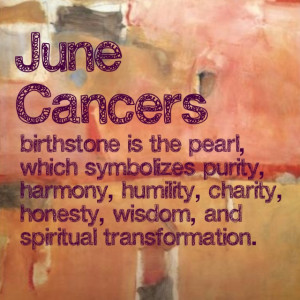 Cancer zodiac sign ♋ June my birthday is june so this works for me
