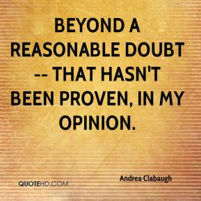 Reasonable Doubt Quotes