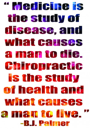 Quotes from B.J. Palmer #chiropractic #wellness #nosickcareplease