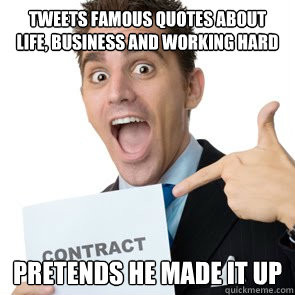 ... .com21st Century Salesman - tweets famous quotes about life business