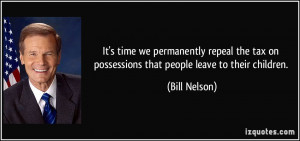 It's time we permanently repeal the tax on possessions that people ...