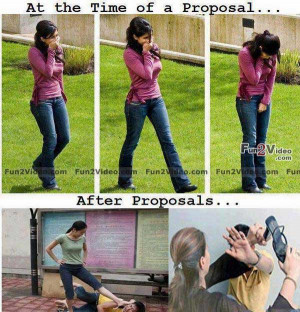 ... proposal and after proposal. This funny proposal will make you smile