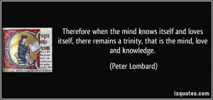 More Peter Lombard Quotes