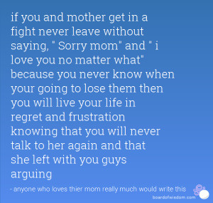 Sorry For Your Loss Quotes Mother If you and mother get in a