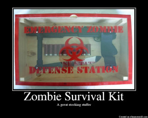 Zombie Survival Kit Funny...