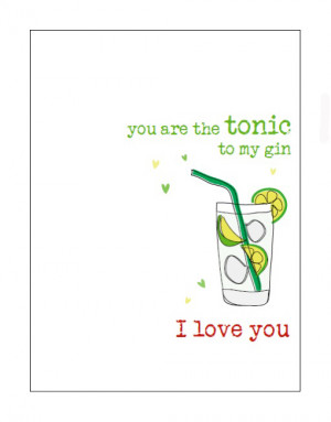 Happy Birthday Gin and Tonic