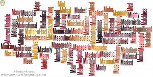 positive adjectives that start with m positive thesaurus