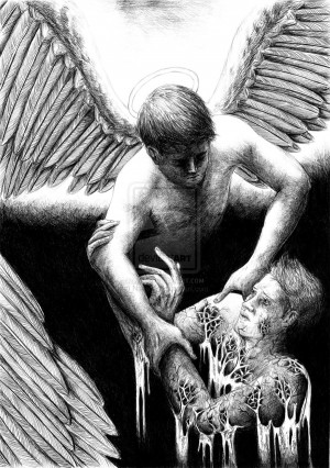 Dean Winchester is saved by Naya95