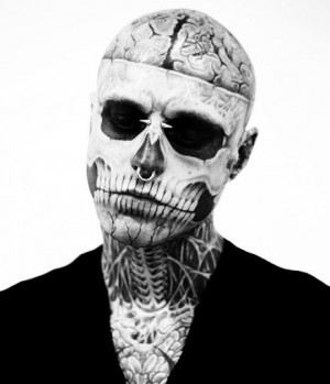 Rick Genest, Zombie Boy #Christmas #thanksgiving #Holiday #quote