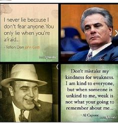 Two of my favorite Italian mobsters.... Specially Al capone!