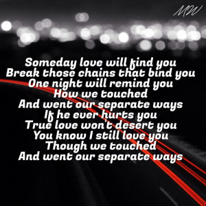 Separate ways Journey lyrics