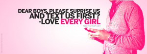 surpirse us and text first quote boy you change my life quote