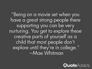 Mae Whitman Quotes