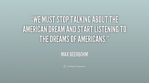 We must stop talking about the American dream and start listening to ...