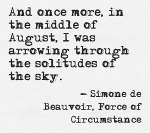 Simone de Beauvoir #quote